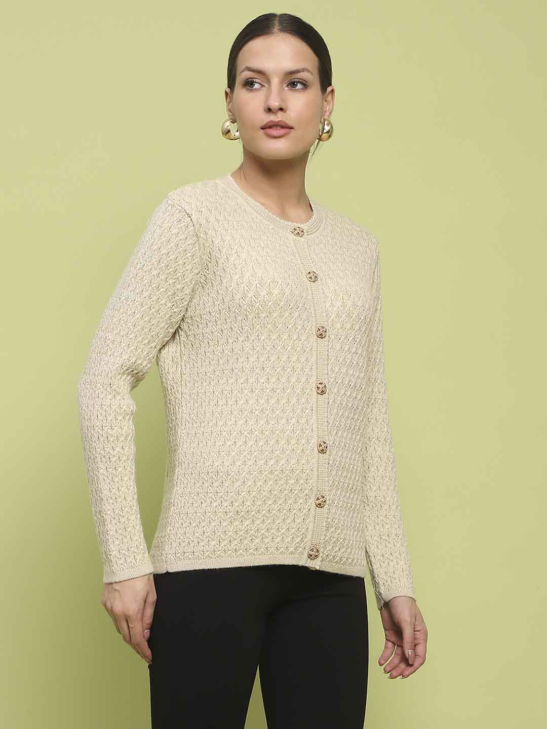 Madame Ladies Western Cardigan M4W70062 001 Beige