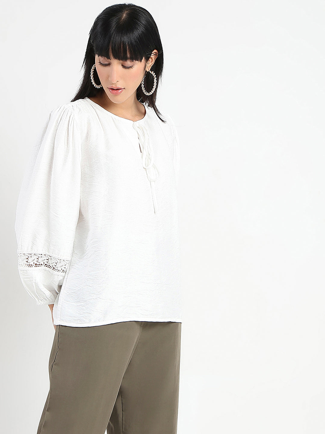 Madame Ladies Western Top H/S M5S18703 1 M