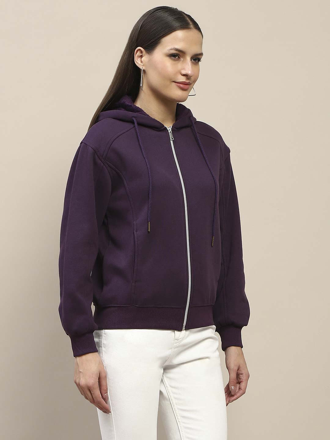 Madame Ladies Western Sweat Shirt M4W22348 032 Purple