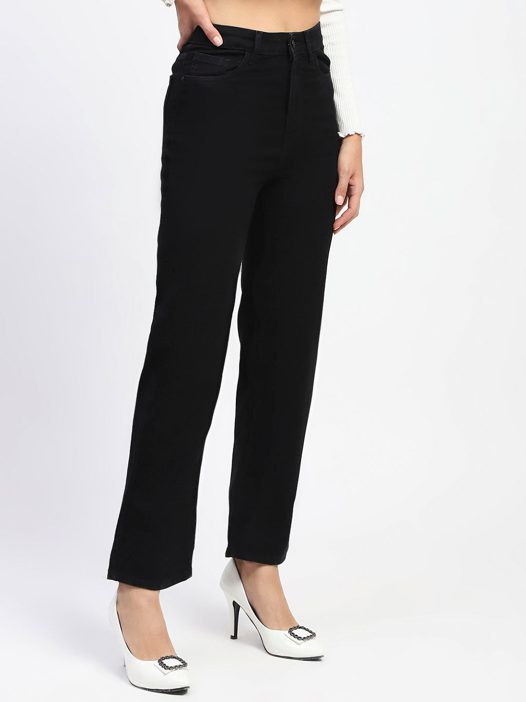 Madame Ladies Western Jeans M4W24121 002 Black