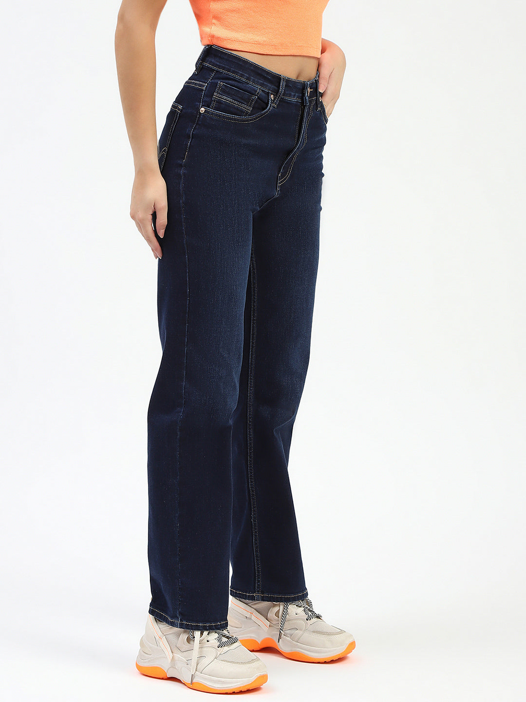 Madame Ladies Western Jeans M4W24150 386 Dark Blue