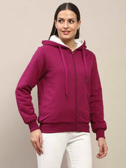 Madame Ladies Western Sweat Shirt M4W22004 127 Plum