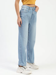 Madame Light Blue Straight Fit Jeans