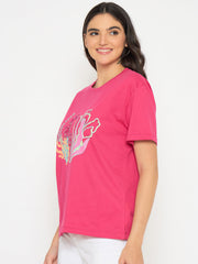Madame Ladies Western Top F/S M5S11239 076 Hot Pink