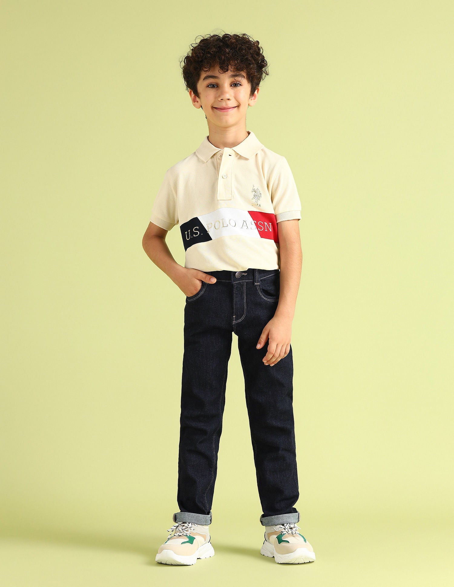 U.S.POLO KIDS BOYS JEANS UKJEN0483