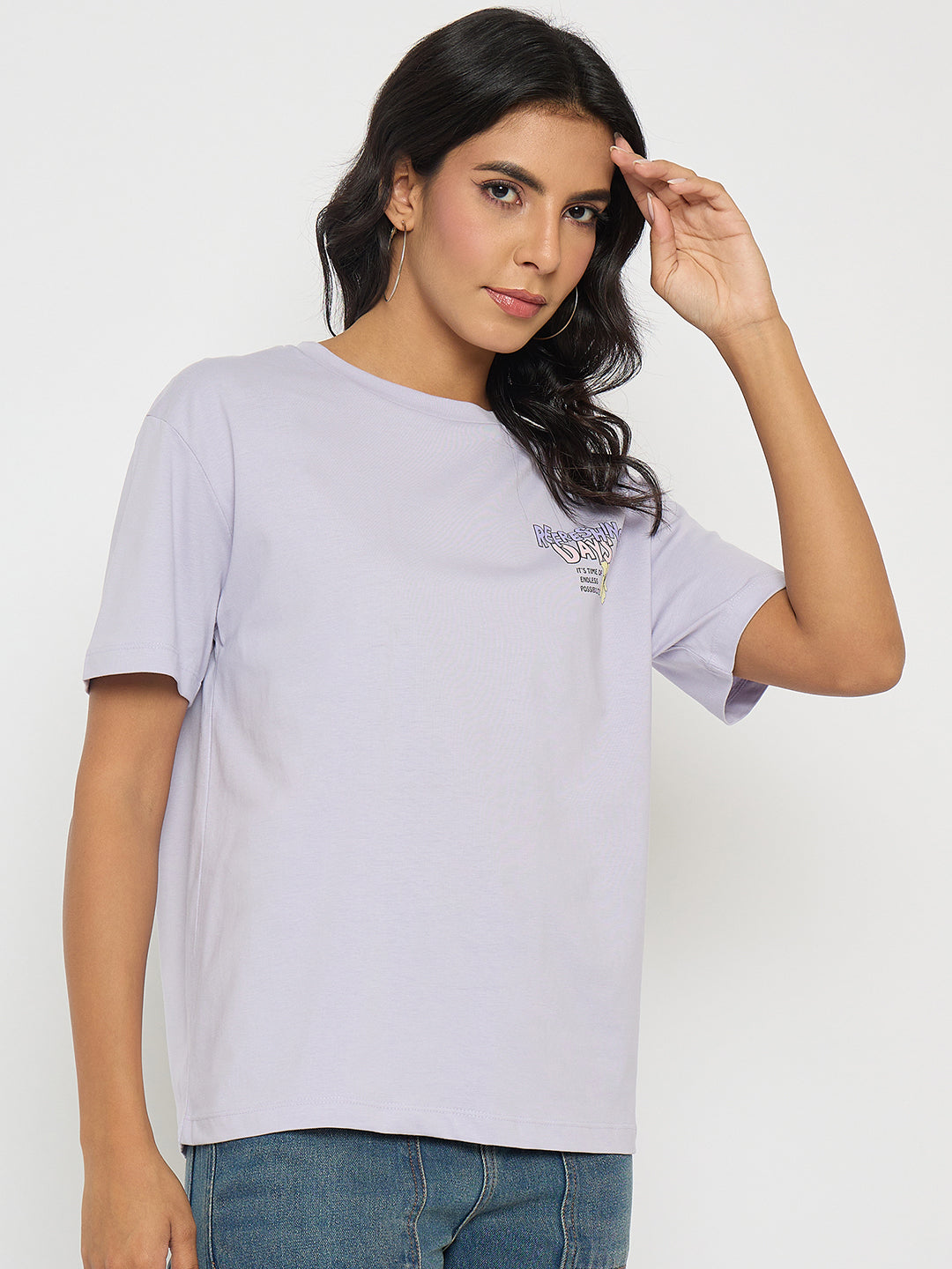 Madame Ladies Western Top H/S M5S11227 223 Lilac