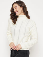 Madame Ladies Western Woolen Top M3W17329 1 Off White