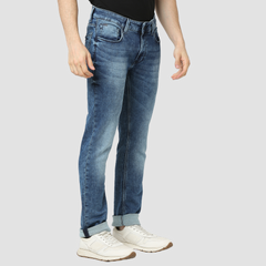 Spykar Mens Jeans Mdro1Bd013 Mid Blue