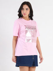 Madame Ladies Western Top H/S M5S11263 031 Pink