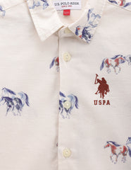 U.S.POLO KIDS BOYS SHIRT F/S UKSHT0961