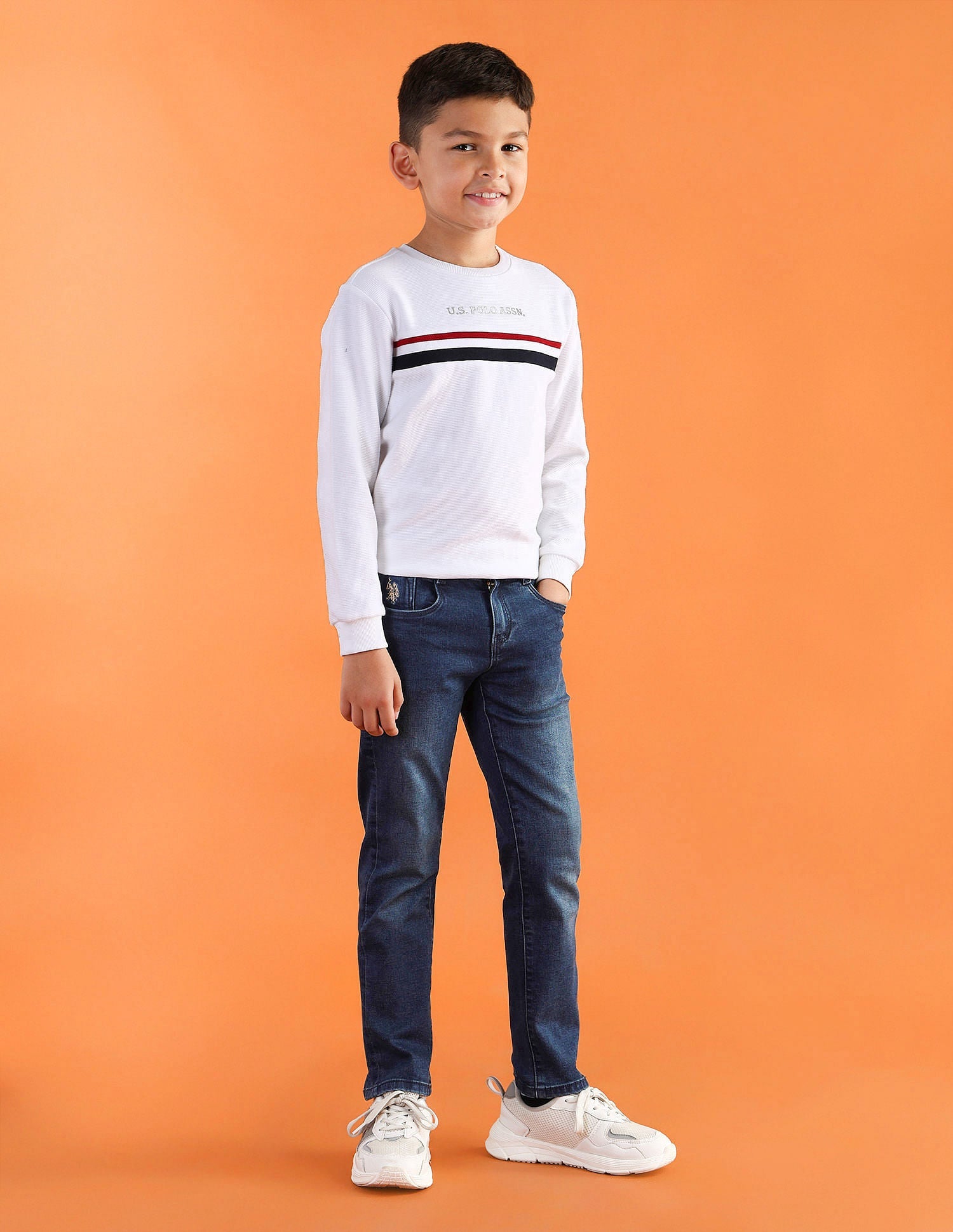 U.S.POLO KIDS BOYS JEANS UKJEN0524