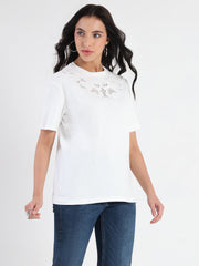 Madame Ladies Western Top H/S M5S11201 040 White