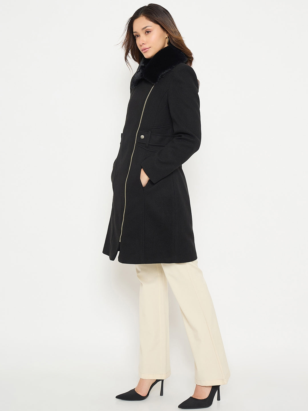 Madame Ladies Western Long Coat M5W20158 002 Black