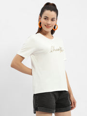 Madame Ladies Western Top H/S M4S11247 040 White