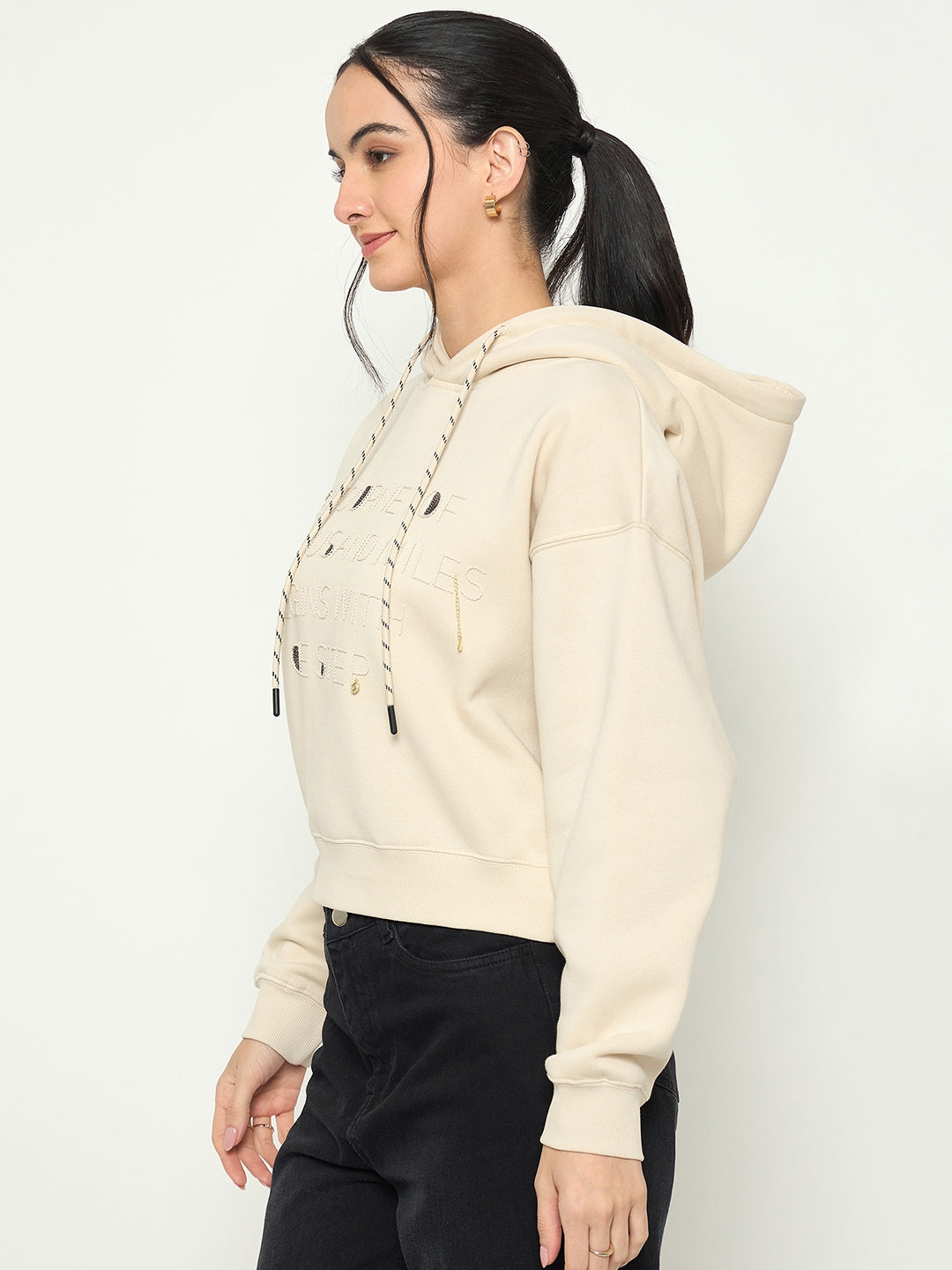 Madame Ladies Western Sweat Shirt M5W22021 041 Cream