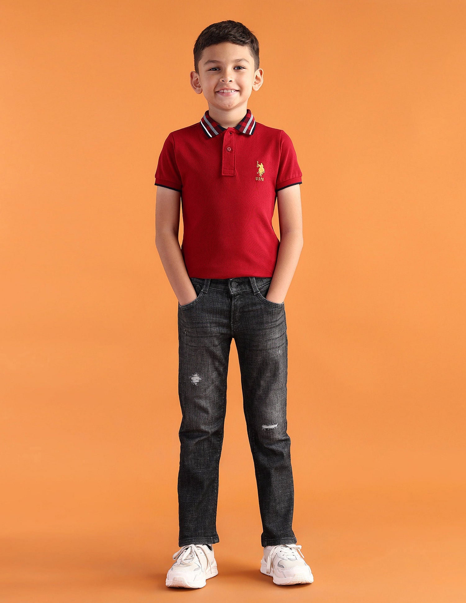 U.S.POLO KIDS BOYS JEANS UKJEN0520