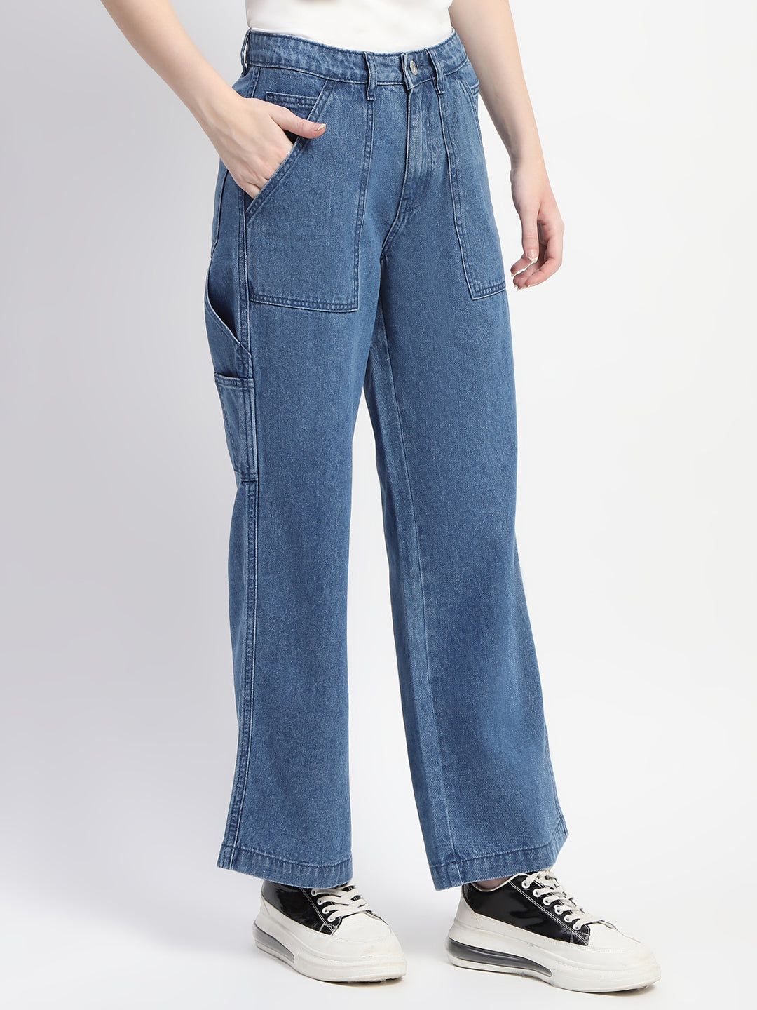 Madame Ladies Western Jeans M3W24305 1281 Mid Blue