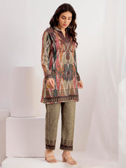 Jaipur Kurti Ladies Western W Kurti 2Pcs Set 2477 Green