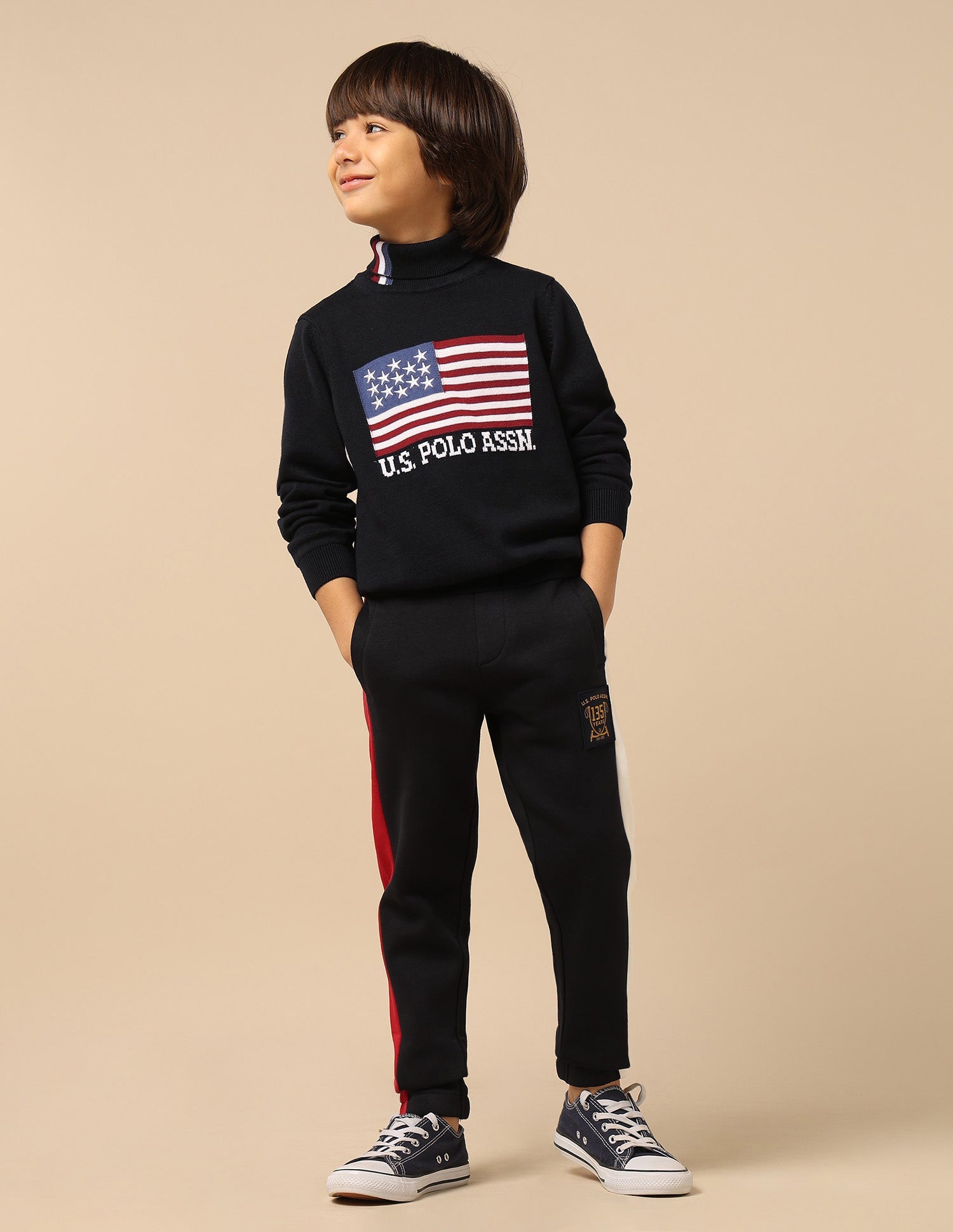 U.S.POLO KIDS BOYS PULLOVER UKSWE0172