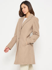 Madame Ladies Western Long Coat M5W20129 001 Beige