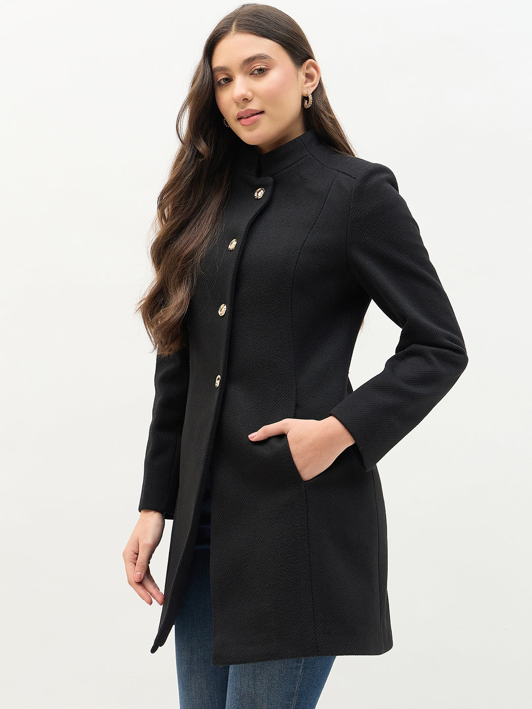 Madame Ladies Western Long Coat M5W20125 002 Black