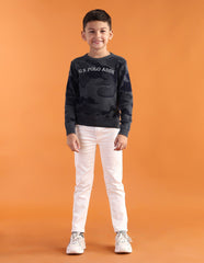 U.S.POLO KIDS BOYS PULLOVER UKSWE0098