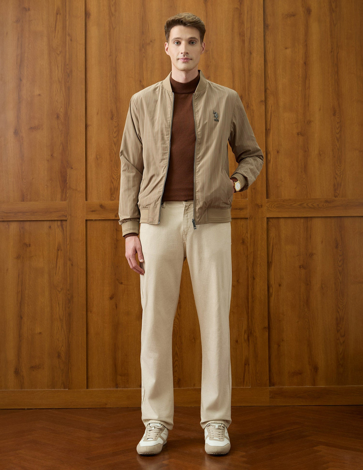 U.S.Polo Mens Jacket F/S Usjck127A Beige