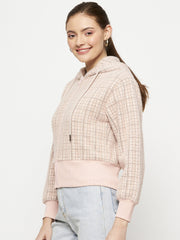 Madame Ladies Western Sweat Shirt M3W22371 030 Peach