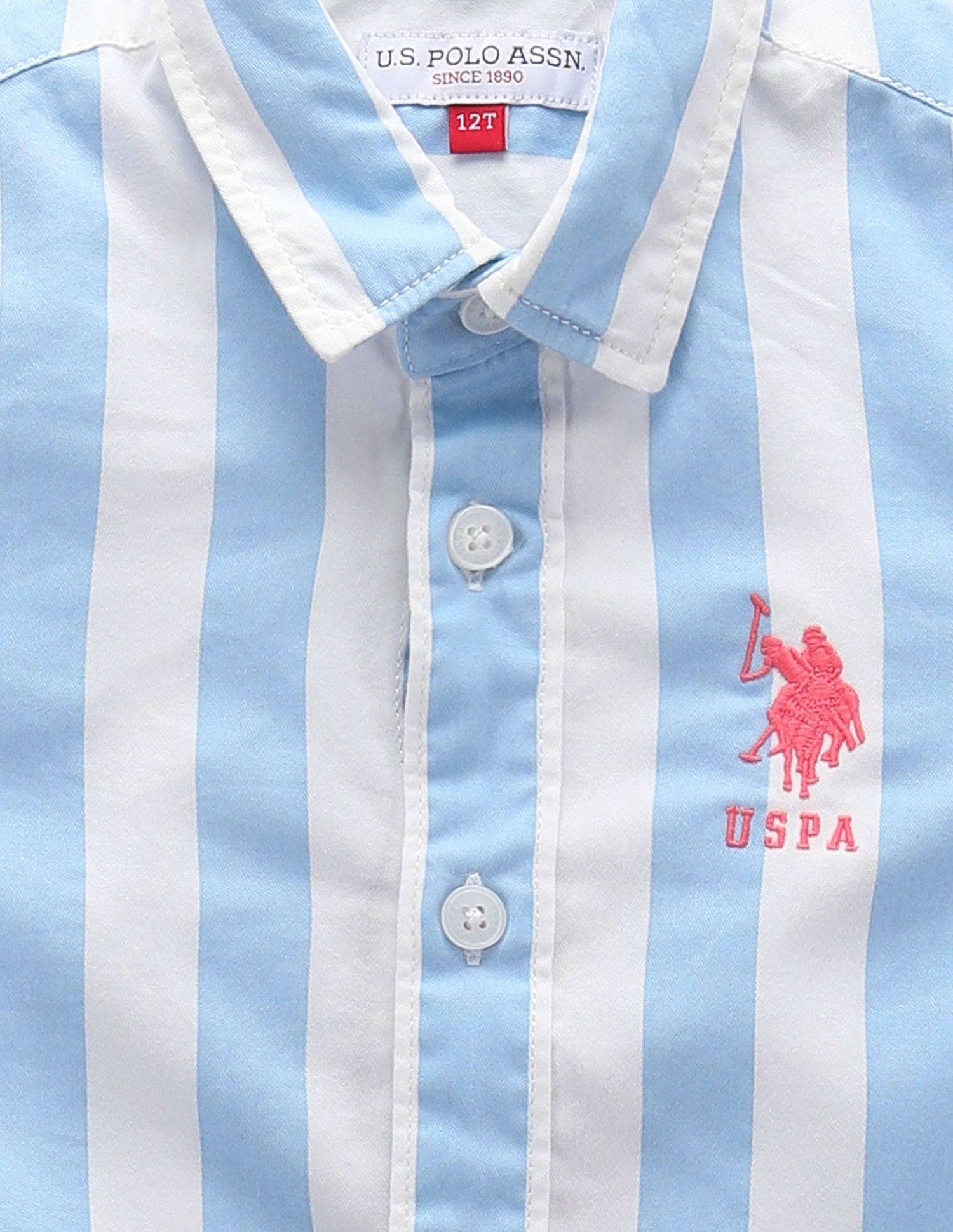 U.S.POLO KIDS BOYS SHIRT F/S UKSHT0995