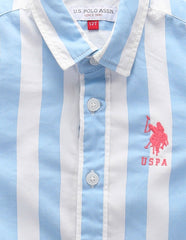 U.S.POLO KIDS BOYS SHIRT F/S UKSHT0995
