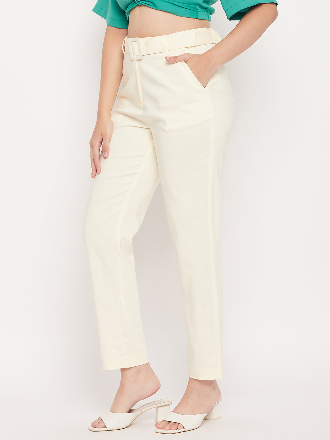 Madame Ladies Western Trouser M3S27005 1 Off White