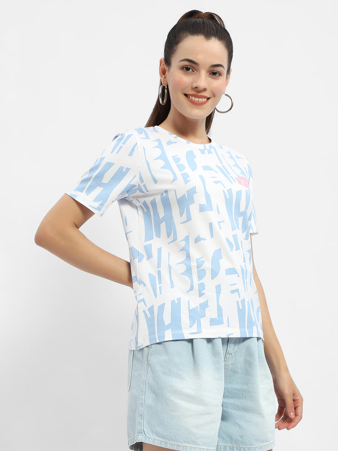 Madame Ladies Western Top H/S M4S11244 036 Sea Green