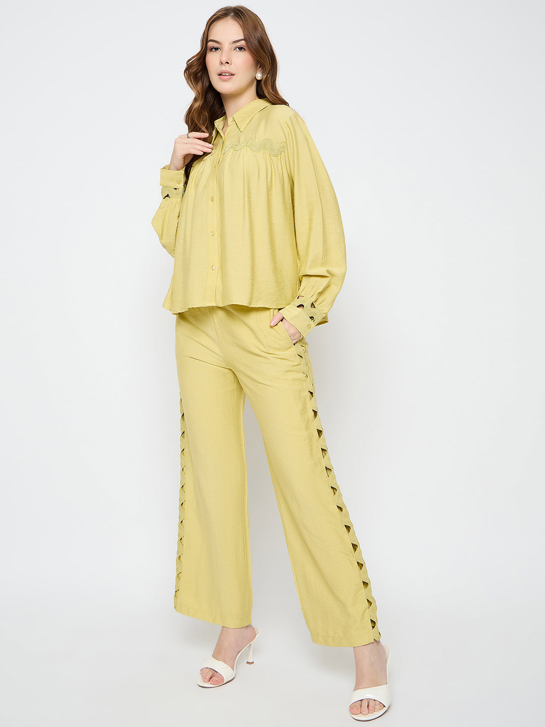 Madame Green Lace Green Co-Ord Set