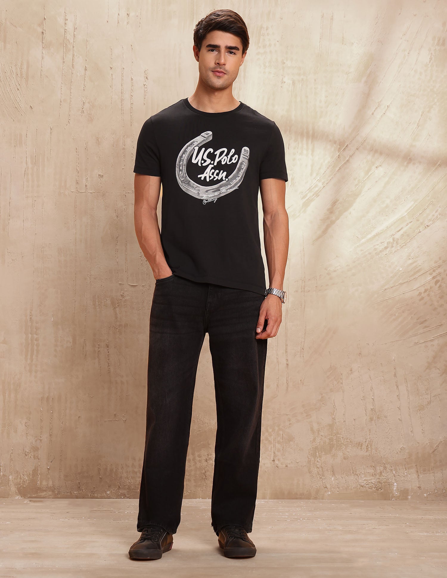 U.S.Polo Mens T-Shirt H/S Udtsh3675 Udtsh3675
