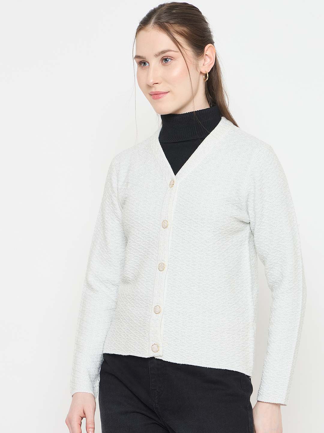 Madame Ladies Western Cardigan M5W70054 040 White