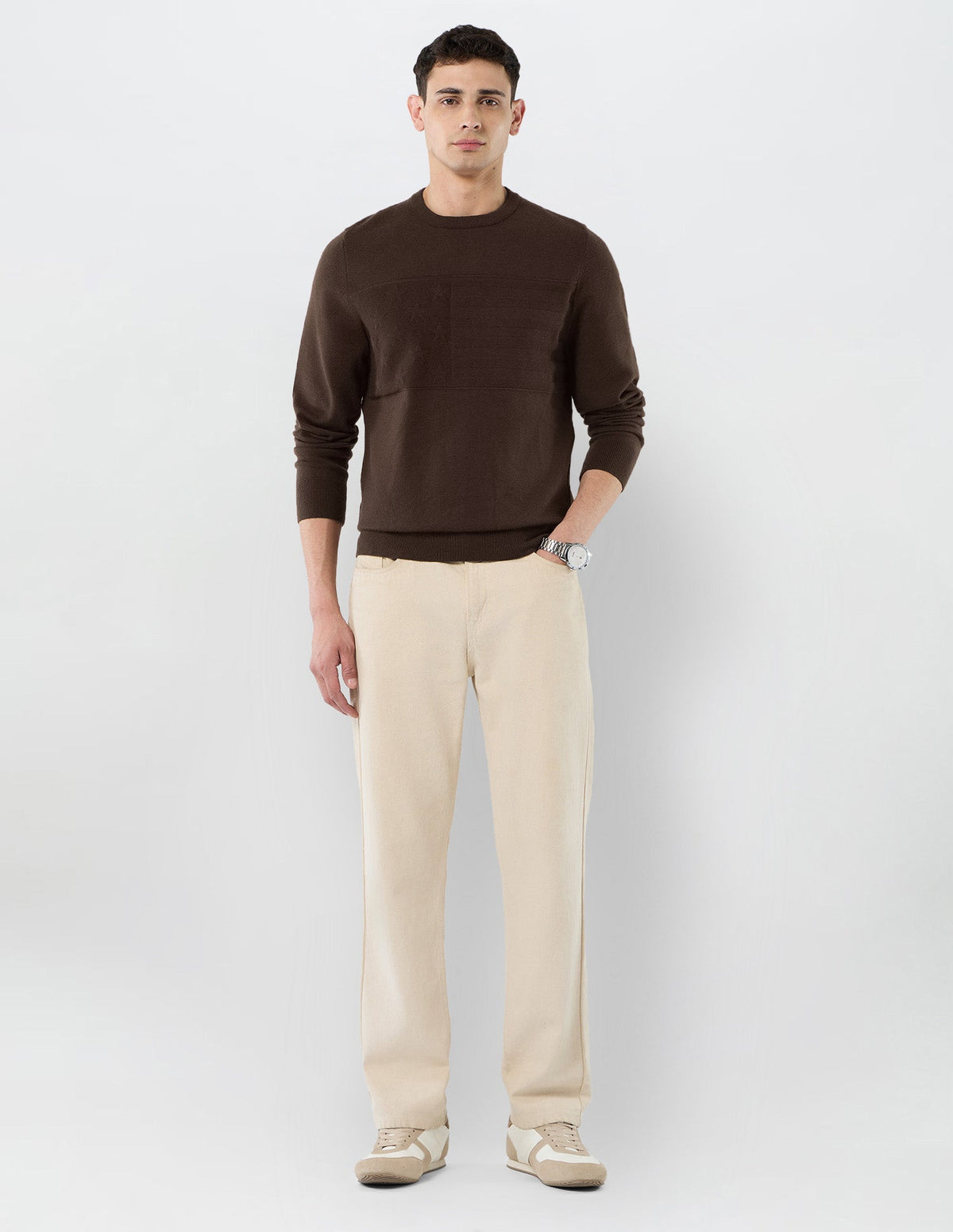 U.S.Polo Mens Pullover Usswe2438 Brown