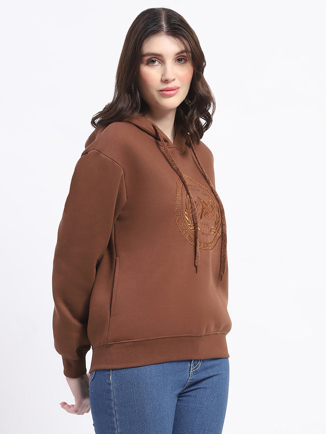 Madame Ladies Western Sweat Shirt M4W22435 004 Brown