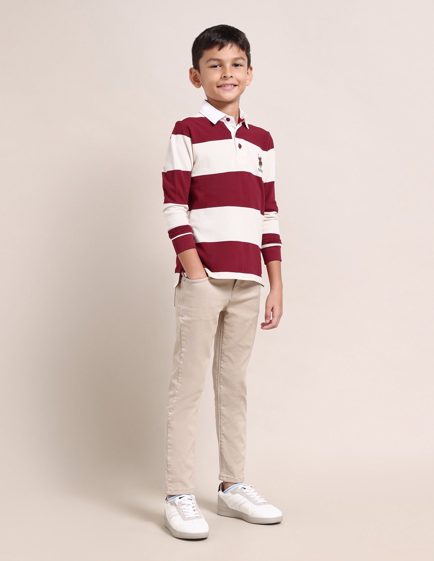 U.S.POLO KIDS BOYS T-SHIRT F/S UKTSH1346
