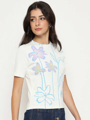 Madame Ladies Western Top H/S M5S11102 040 White