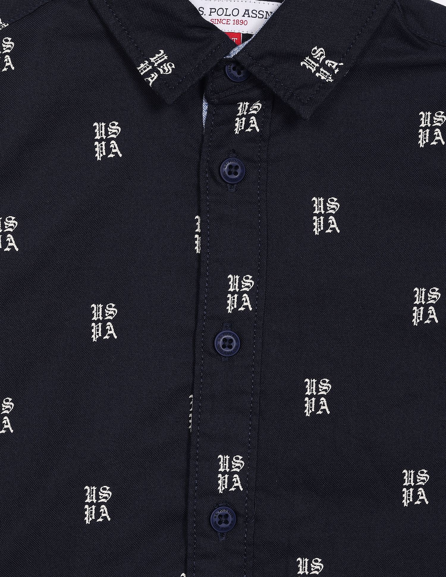 U.S.POLO KIDS BOYS SHIRT H/S UKSHT0383
