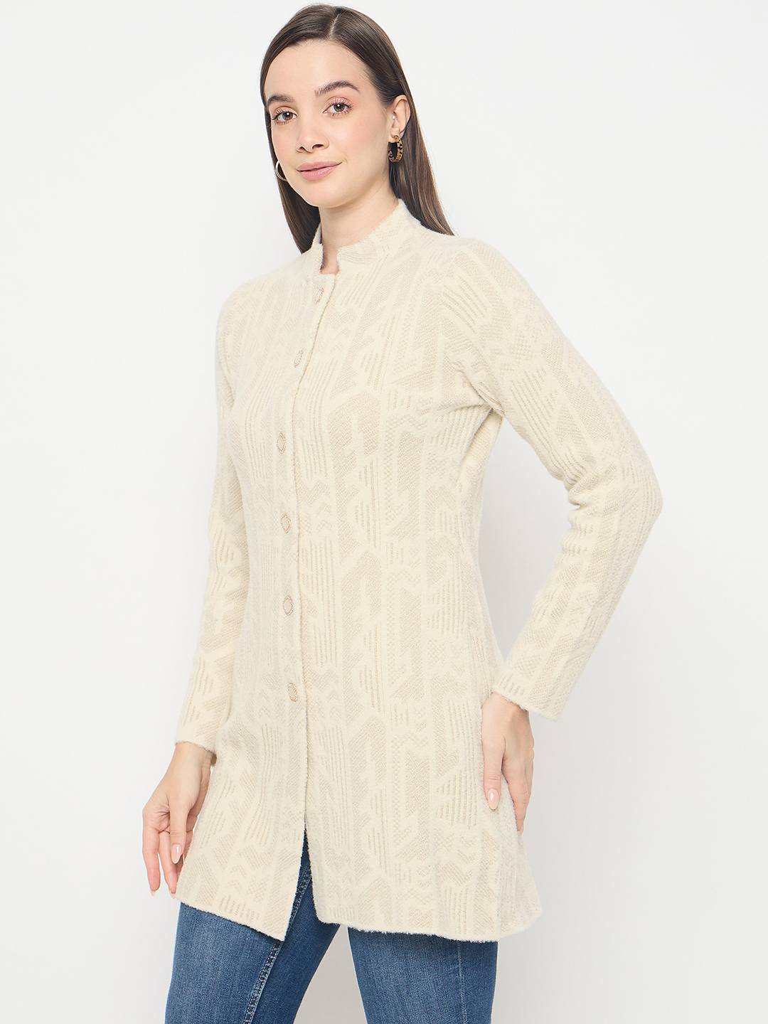 Madame Ladies Western Cardigan M4W70504 001 Beige