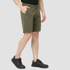 Spykar Mens Bermuda Hosiery Msrnd1Bd019 Rifle Green