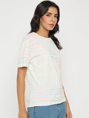 Madame Ladies Western Top H/S M5S11454 040 White