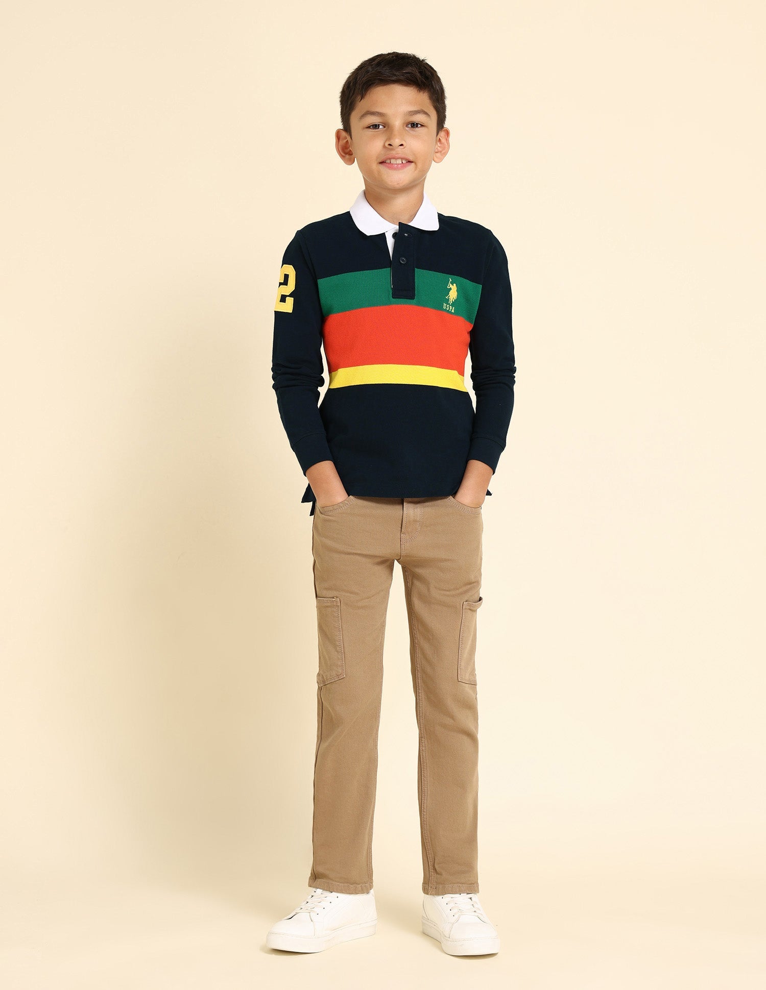 U.S.POLO KIDS BOYS T-SHIRT F/S UKTSH1446