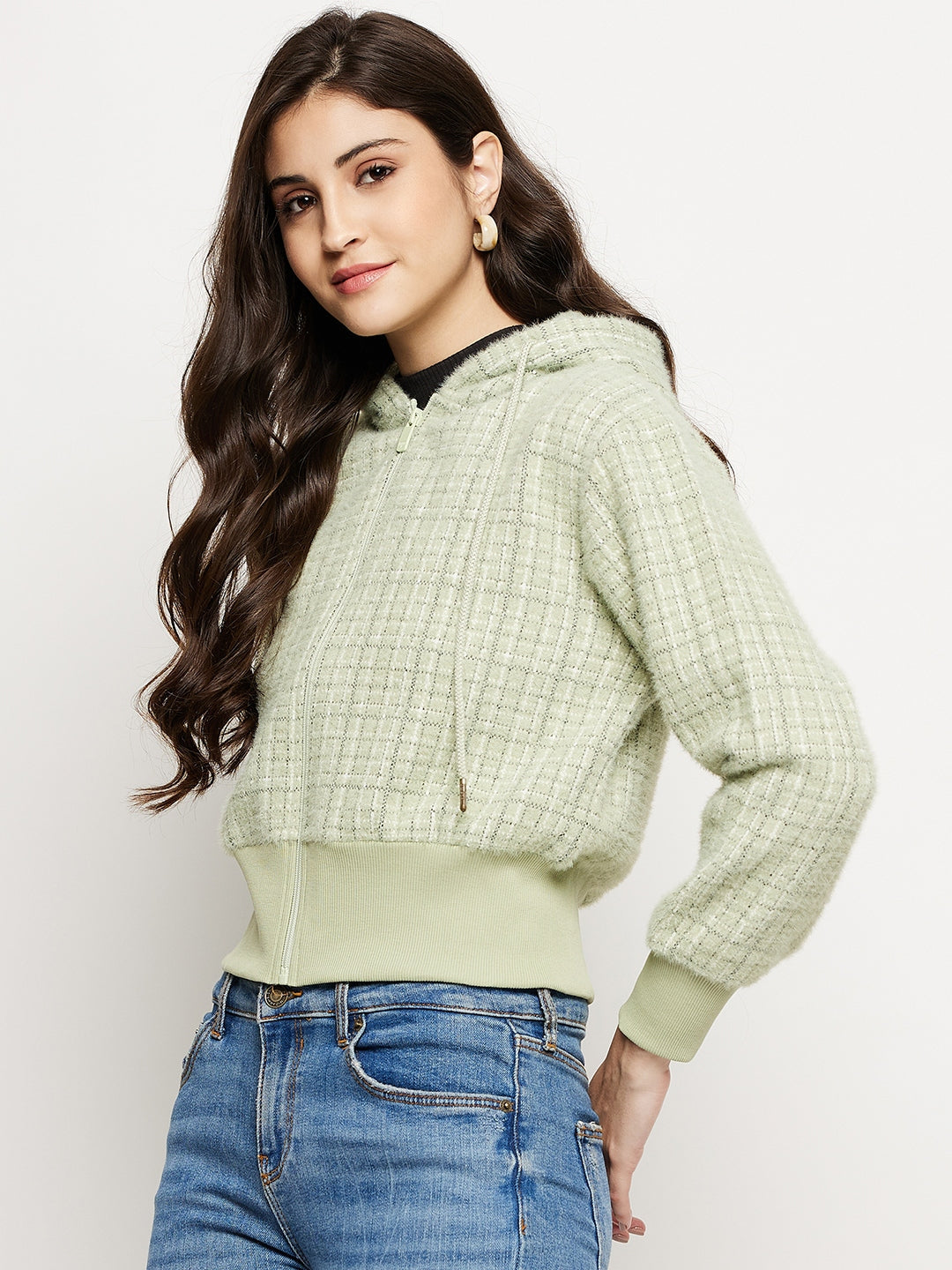 Madame Ladies Western Sweat Shirt M3W22371 357 Grape