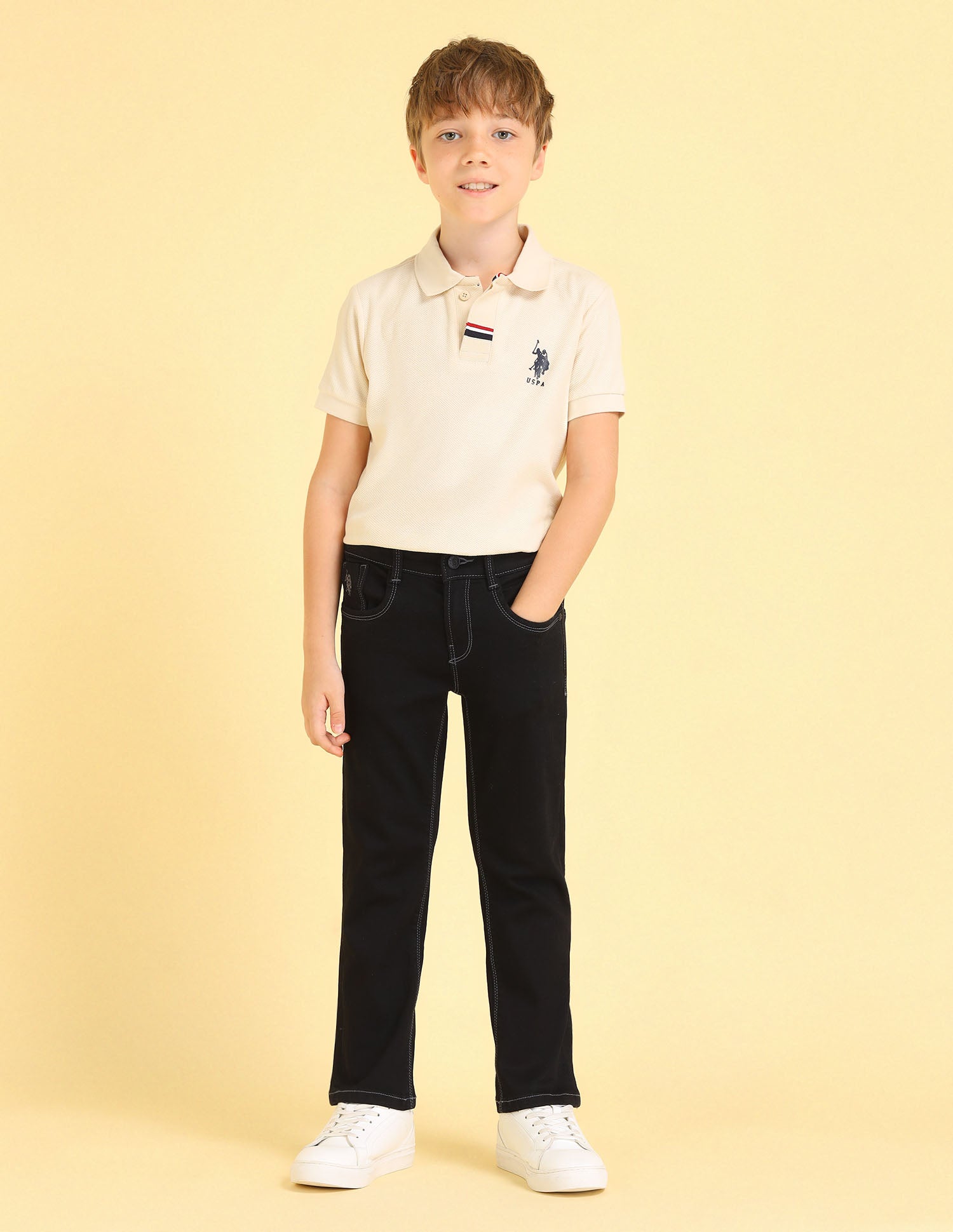 U.S.POLO KIDS BOYS JEANS UKJEN607