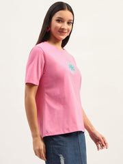Madame Ladies Western T-Shirt H/S M4S11458 031 Pink