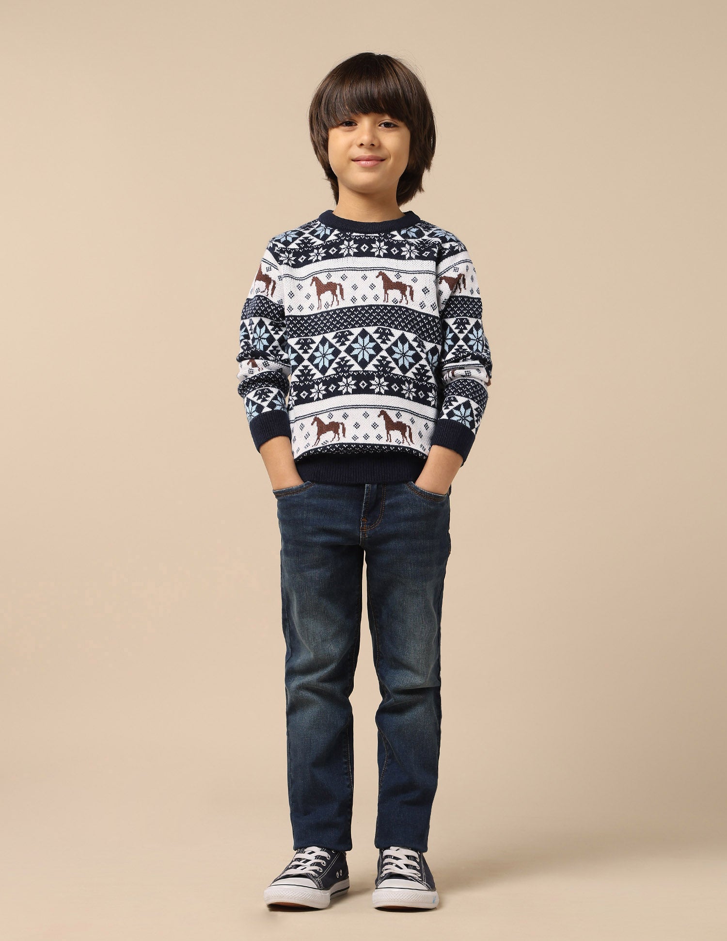 U.S.POLO KIDS BOYS PULLOVER UKSWE0164