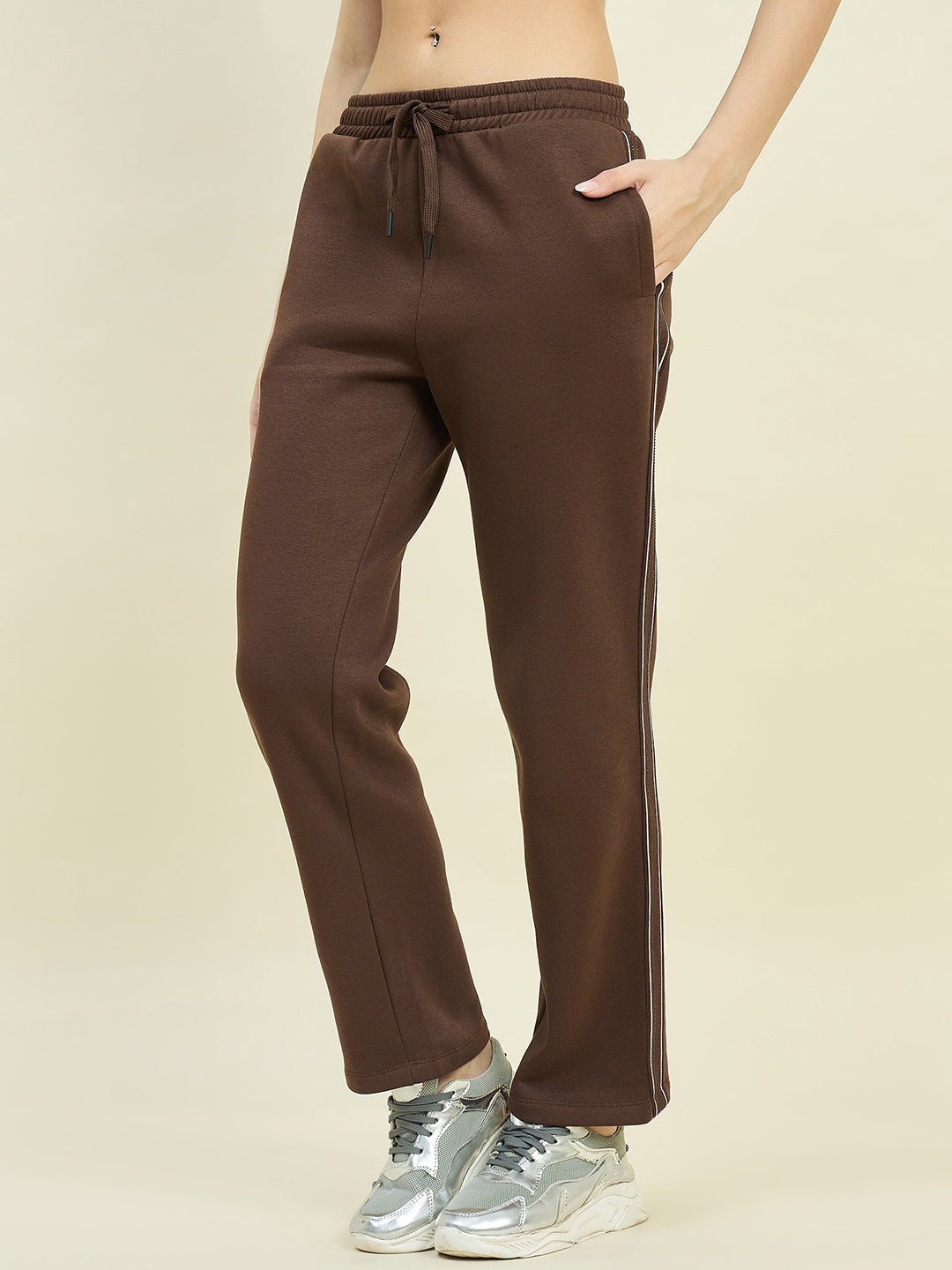 Madame Ladies Western Woolen Pajama S5W29118 004 Brown