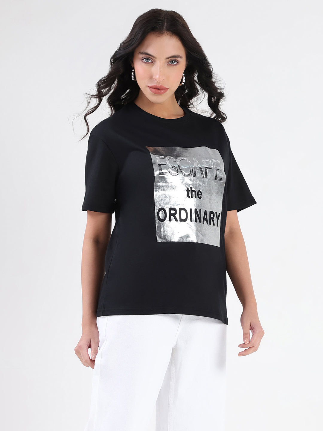 Madame Ladies Western top, long-sleeve style, featuring western-inspired design and details, worn by a female model.